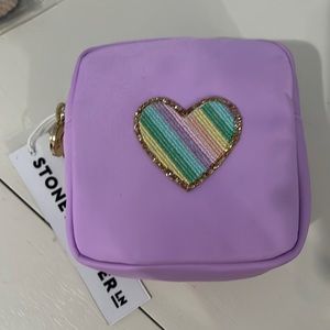 NWT Stoney Clover Lane Grape Mini Pouch